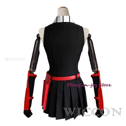 IN STOCK S-XXL Akame Cosplay Costume Wig Anime Akame Ga KILL Cosplay with Bag Halloween Party Outfits for Women Girls