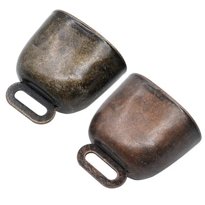 2Pcs Cow Horse Sheep Grazing Copper Bells Cattle Farm Animal Copper Loud Bronze Bell Loud Crisp Spread Farther Loud Grazing