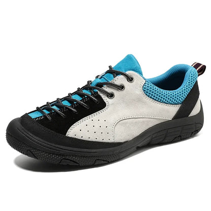 Men Outdoor Hiking Sneakers Climbing Trekking Lace Up Trekking Women Mountain Bike Shoes Flat Sport Cycling Shoes Breathable