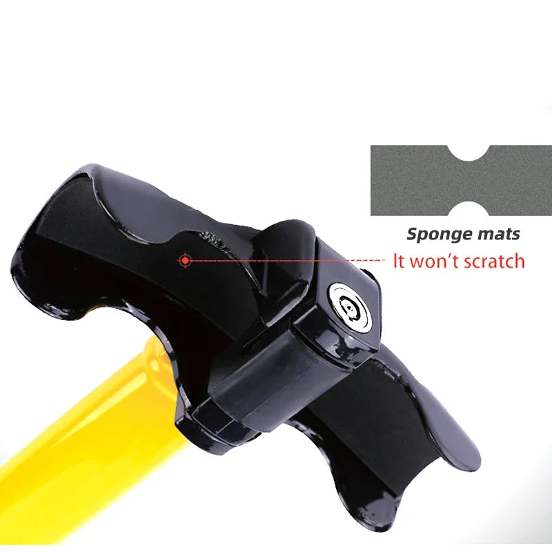 EAFC Car Steering Wheel Lock Heavy Duty Stainless Lock Universal Anti-theft Car/Van Security Rotary Enhance Automobile Security
