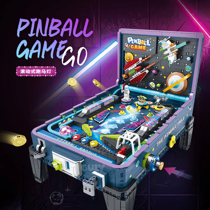 IN STOCK 60526 MOC Idea Game Machine Pinball Table Building Blocks Bricks Model Assembling DIY Toys for Boys Christmas Gift Set