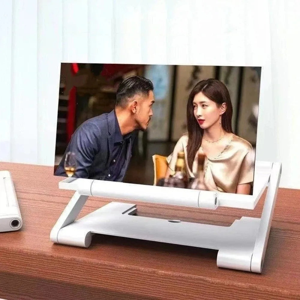 HD Folding Cell Phone Screen Amplifier Multi-Functional Mobile Magnifying Glass Enlarged Screen Magnifier for Enhanced Viewing
