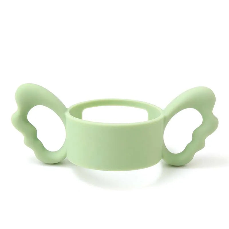 Wide-Neck Square Bottle Silicone Handle Baby Bottle Accessory Hergen Angel Handle Cup Cover
