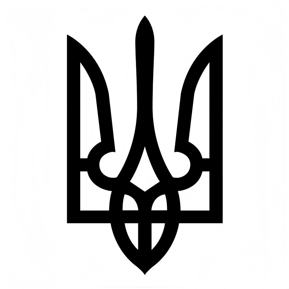 Ukraine Трезубец Тризуб Whole Body Waterproof Vinyl Car Sticker Decal Car Accessories Decor Pegatinas Para Coche
