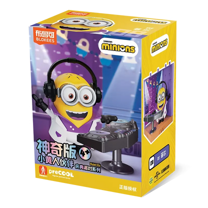 Original Blokees Minions PreCOOL Series Jelly Factory & Minions Celebration Party blind box Peripheral Collect Toys Boy Gifts