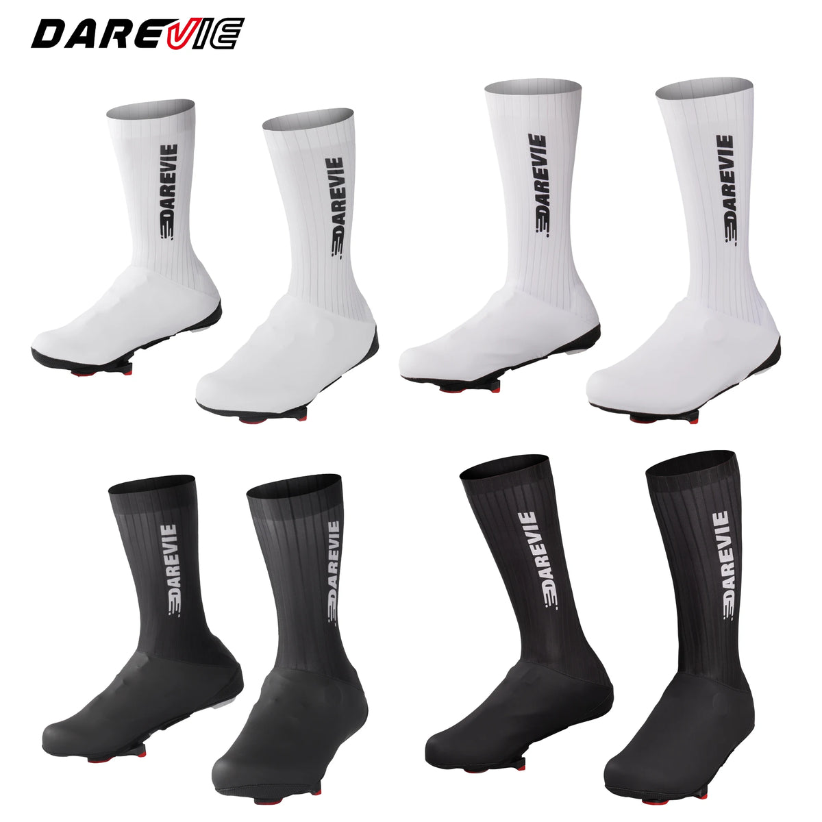 DAREVIE Cycling Overshoes AERO High Speed Quick Dry Cycling Shoes Covers Anti Slip Light Soft Moisture Wicking Shoe Protector