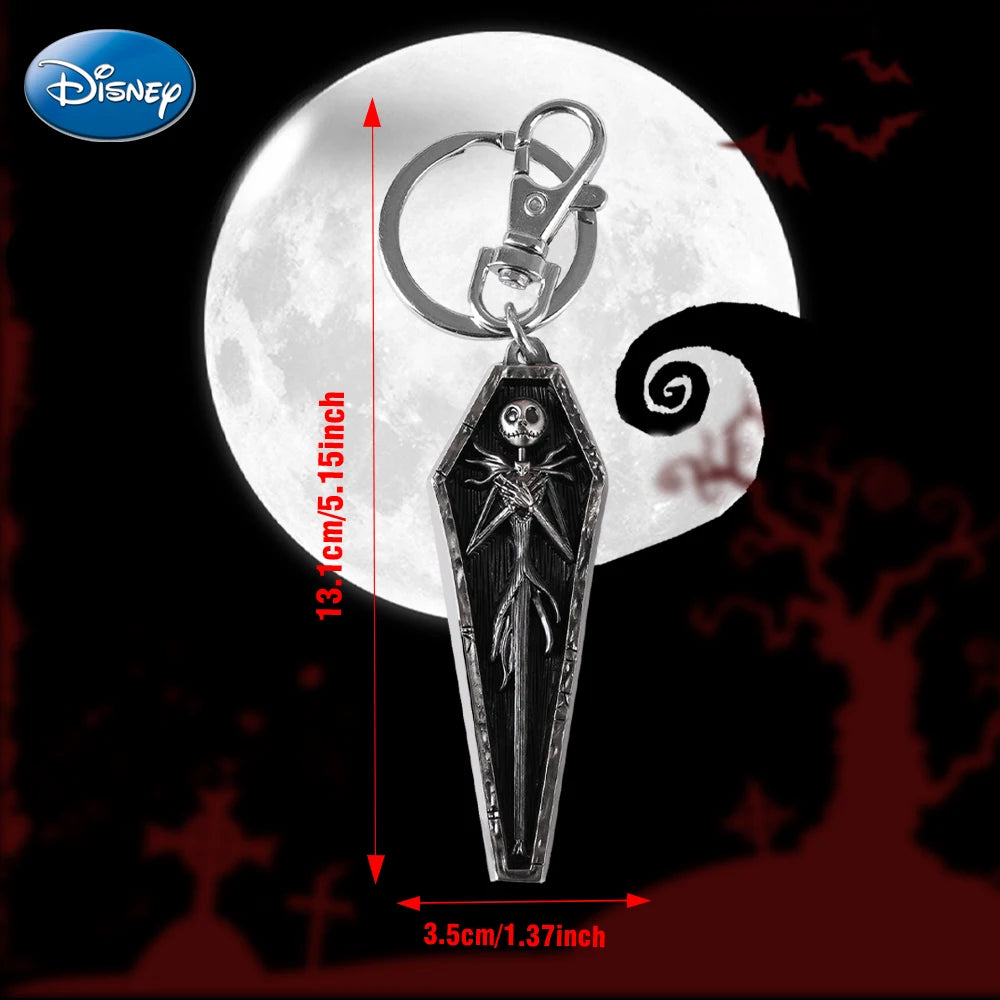 Disney The Nightmare Before Christmas Keychain Bag Clip Jack Sally Oogie Boogie Zero Collectible Decoration for Halloween Gift