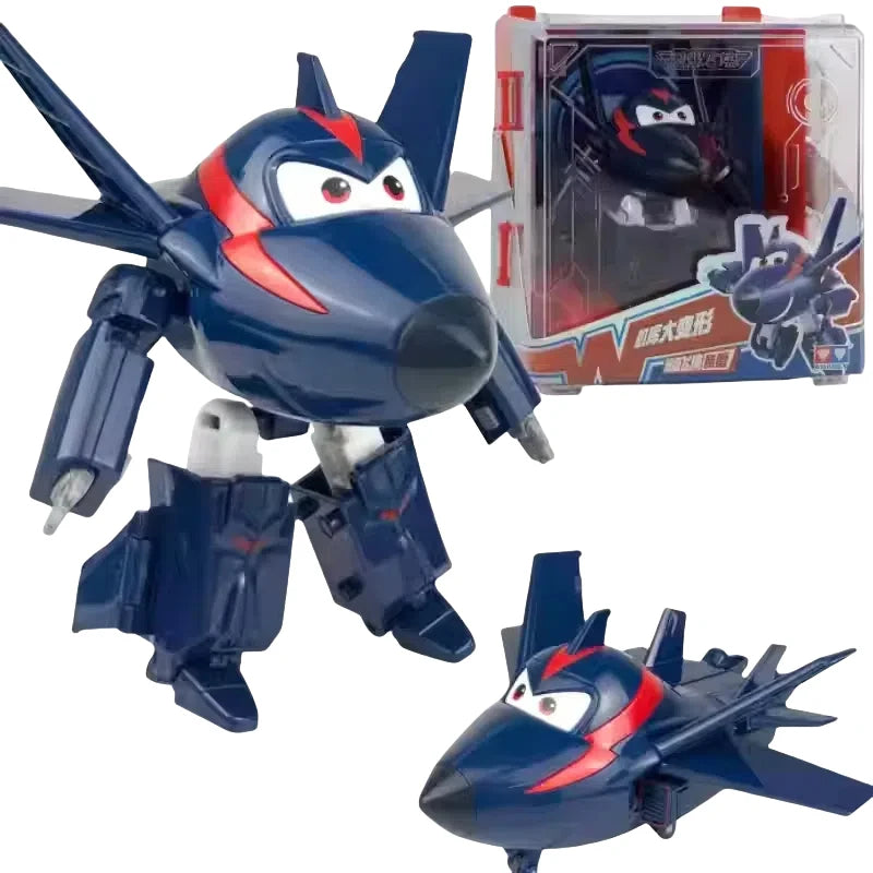New Hot Super Wings Large Transformation Anime Transformation Flat Robot Action Character Transformation Toy Children'S Gift