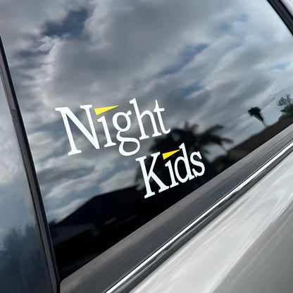 Night Kids Car Decal Sticker Initial D Vinyl JDM Wangan Motorcycle Sticker Decoration Customization