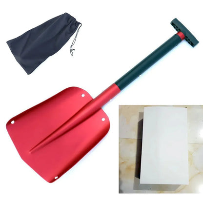 Retractable Outdoor Snow Shovel Aluminum alloy Ice Shovel Winter Snow Remover Tool Camping Garden Folding Shovel Survival Tools