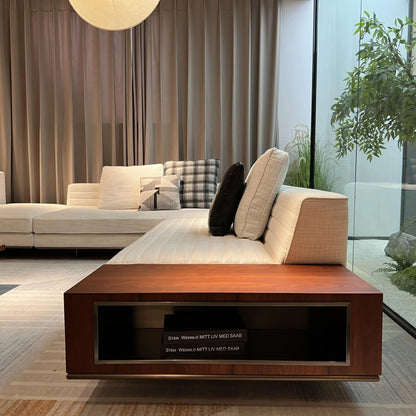 #Italian Design Minimalist Customizable White Fabric  Combination Home Furniture Villa Luxury Sofa