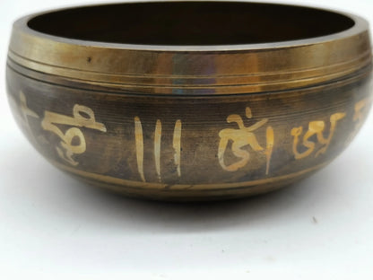 Nepal handmade Tibet Buddha sound bowl Yoga Meditation Chanting Bowl Brass Chime Handicraft music therapy Tibetan Singing Bowl