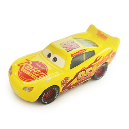 Pixar Cars Lightning McQueen Hudson Hornet Piston Cup Racer Version Metal Die Casting Model Car Racing Toys Birthday Gifts