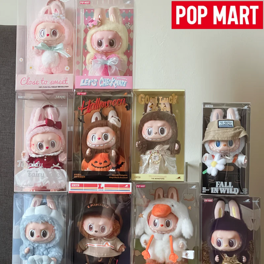 In Stock POPMART Original The Monster Labubu Mokoko Angel Crying Again Blind Box Doll Toys Original Labubu V1 V2 Toys Gifts