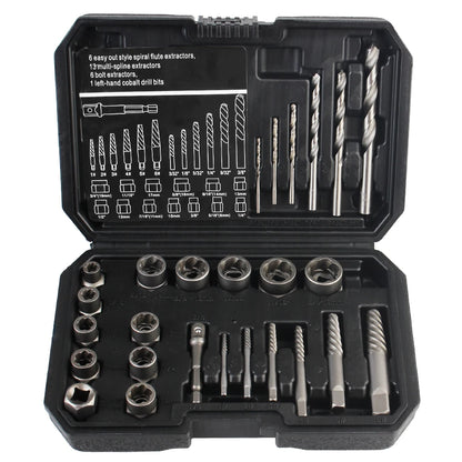 Bolt Nut Removal Socket Tool Bolt Nut Remover Accessory Nut Extractor Car Repair Tool Damaged Screw Extractor Hand Tools Kit