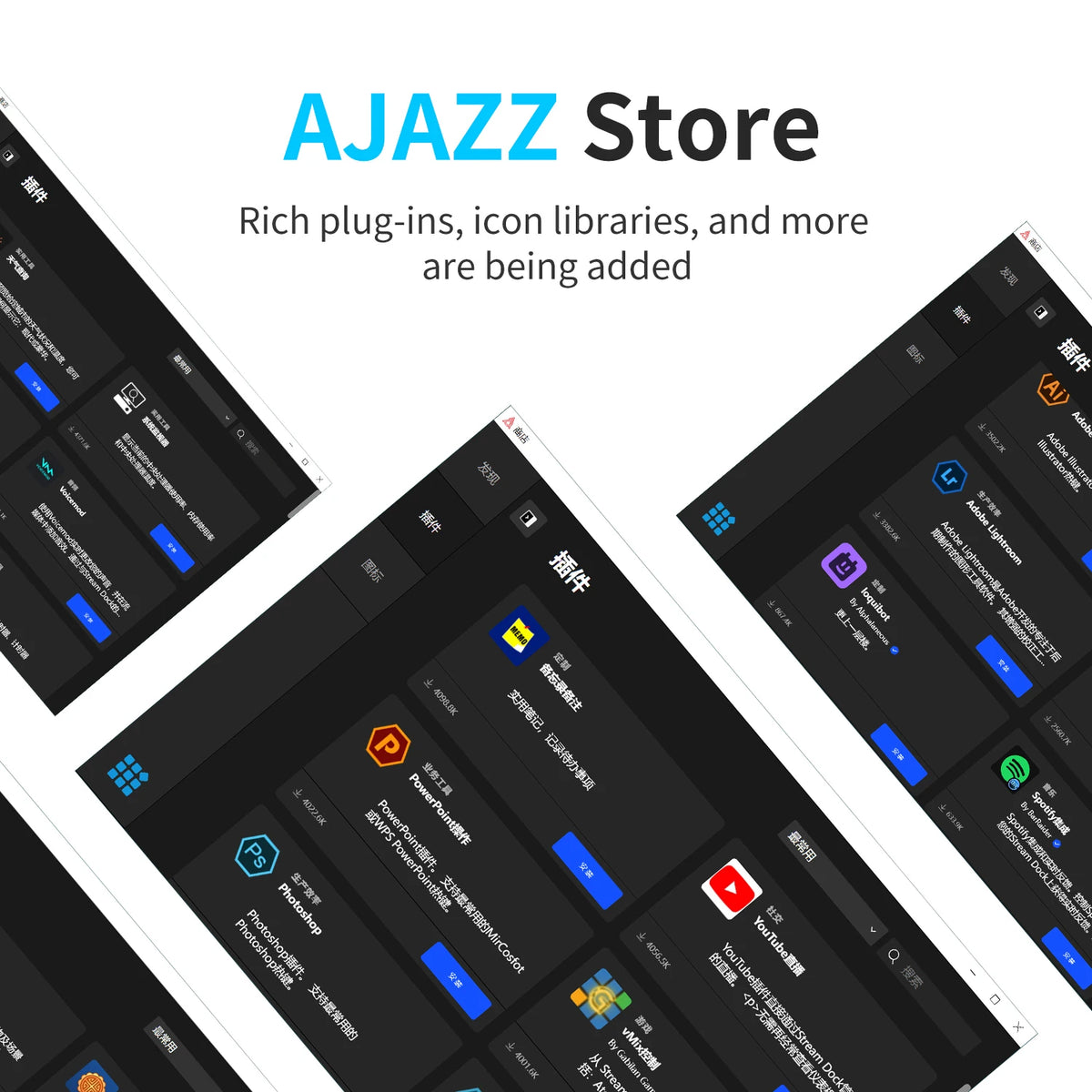 Ajazz AKP05 Mechanical Macro Keyboard Multi-Function Desktop Assistant for Office and Gaming, Easy-to-Use Multimedia Controls