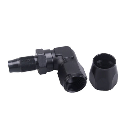 Straight 45 Degree 90 Degree Aluminum AN4 6 8 10 12 16 Forged Type Swivel Hose End Fitting Adapter Oil Cooler Fuel Line