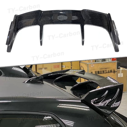 Hight Quality Real Carbon Fiber T Style Car Rear Spoiler For Toyota GR Yaris Rear Roof Spoiler Rear Wing Car Accessories FRP