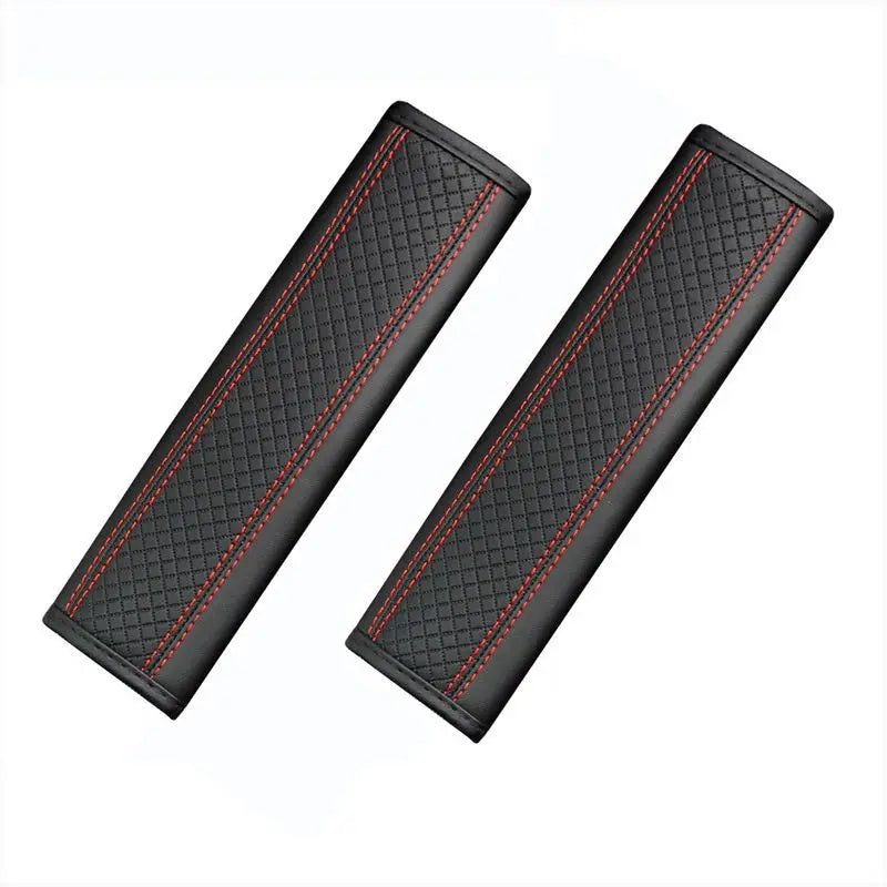 1/2Pcs Car PU Seat Belt Safety Belt Shoulder Cover Soft Breathable Protection Seat Belt Padding Pad Auto Interior Accessories