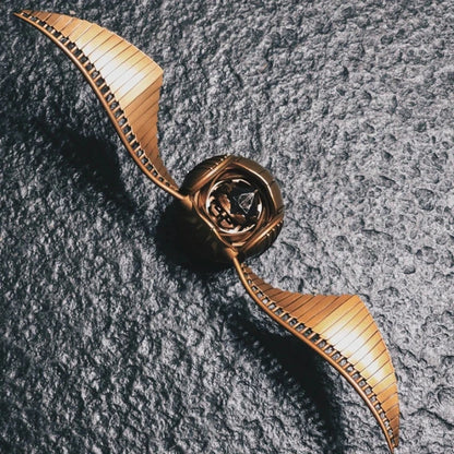 【Stock】Harry Potter Golden Snitch Openable Figure With Ring Ornament Movie Peripheral Toy Christmas Halloween Gift For Fans