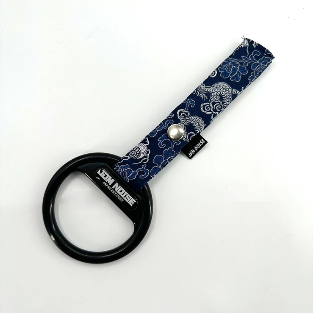Japan Style Jdm Car Tsurikawa Lucky Cat Dragon Pattern Decorative Trailer Strap Universal Towing Accessory for Trailers