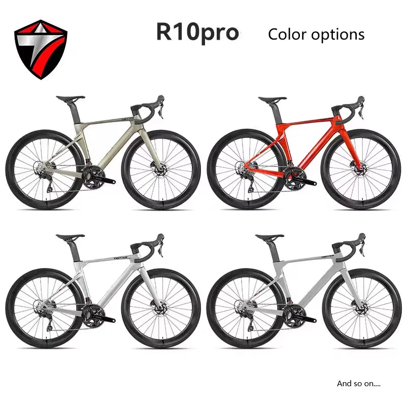 TWITTER R10ETxx Electronic Shifting Bicycle EDS TX7100-24S 43.5/56cm T800 Carbon Fiber Road Bike велосипед Hydraulic Disc Brakes