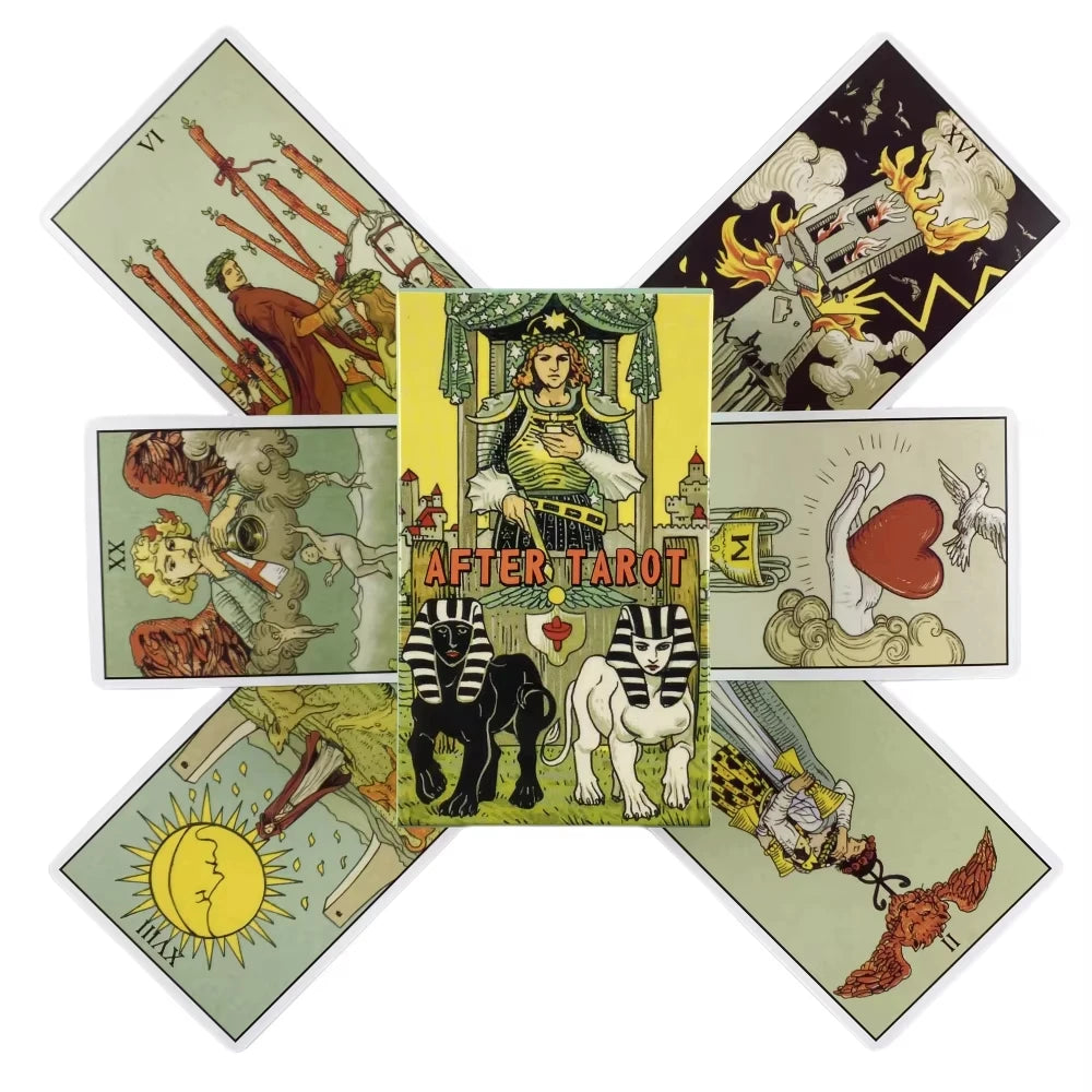 After Tarot Cards Rider English Version Oracle Board Game for Family Party