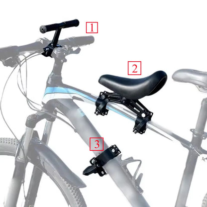 Bicycle Seats with Handlebars and Foot Pedals for Kids Children