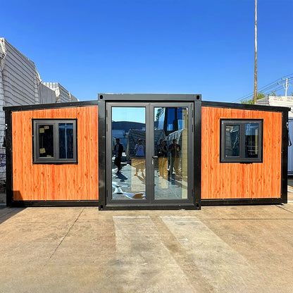 Prefab Container House 20ft 40ft 30ft Folding Expandable Container House Prefabricated Solar Power Farm House Durable