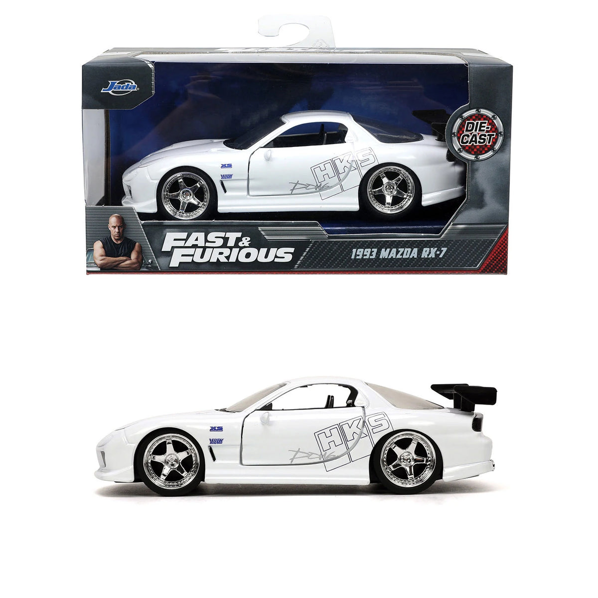JADA Toys 1/32 Scale Diecast Model Car Jurassic Park and Fast & Furious Series Various Styles Movie Vehicle Collectible Toy Gift