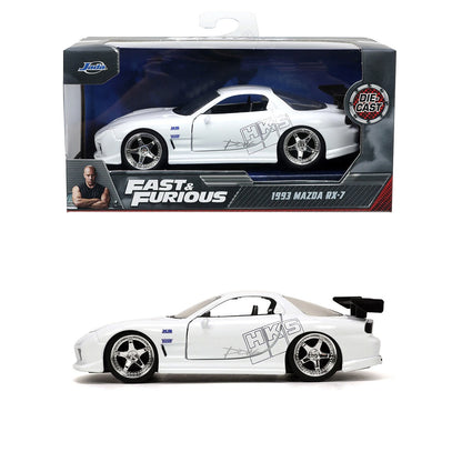JADA Toys 1/32 Scale Diecast Model Car Jurassic Park and Fast & Furious Series Various Styles Movie Vehicle Collectible Toy Gift