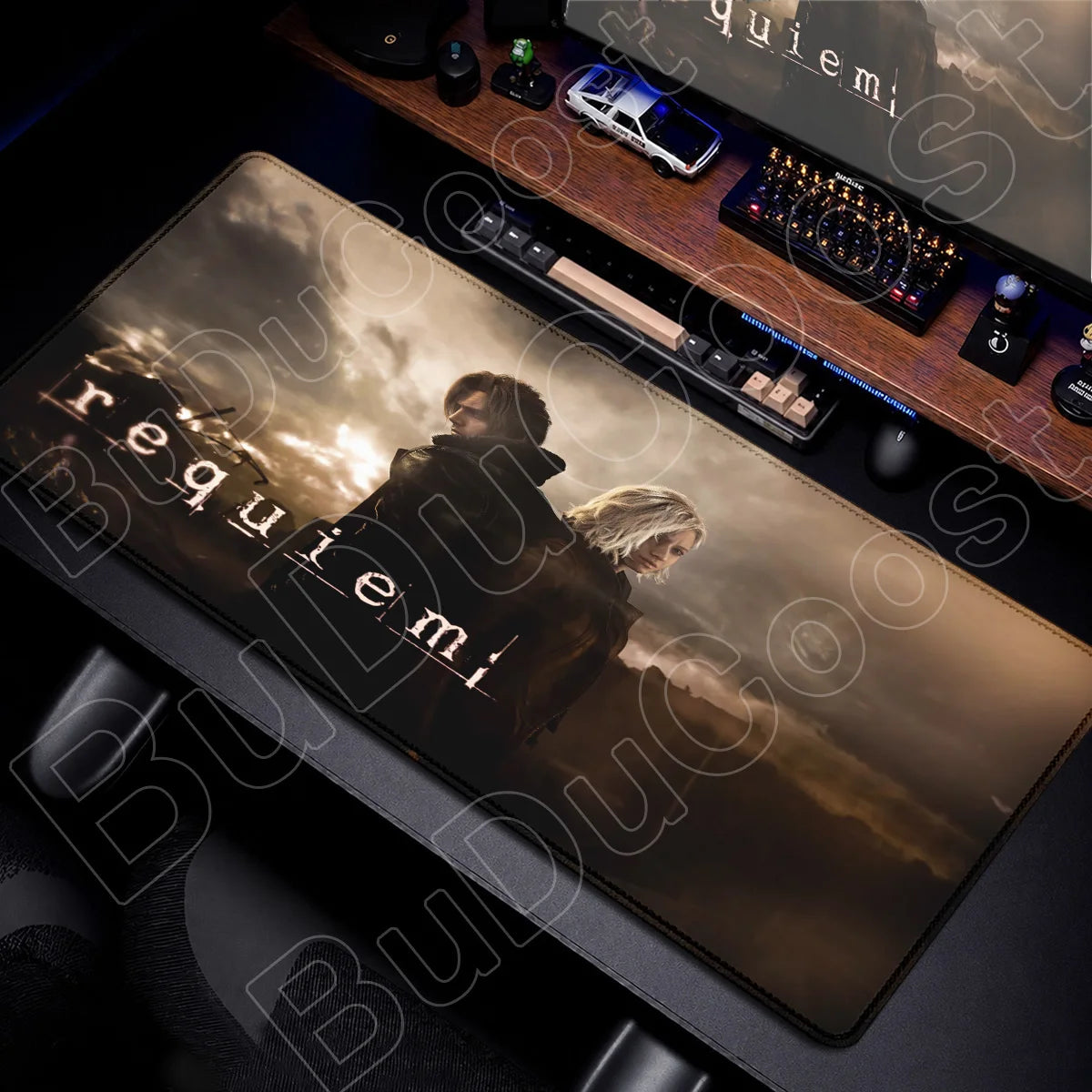 Laptop Tabletop Carpet PC Rubber Accessories Large Stitch Edge Office Mouse Pads Resident Evil Requiem E-sport Game Cabinet Mats