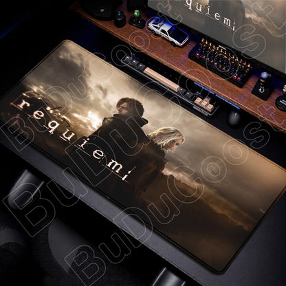 Laptop Tabletop Carpet PC Rubber Accessories Large Stitch Edge Office Mouse Pads Resident Evil Requiem E-sport Game Cabinet Mats