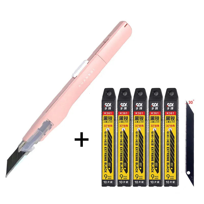 TOFAR Anti Shaking Utility Knife Car Stickers Decals Vinyl Cutter Knife PPF Film Window Tint Craft Cutting Line Paper DIY Tool