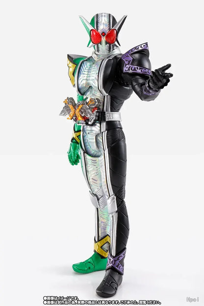 【ZW】BANDAI S.H.Figuarts KAMEN RIDER DOUBLE Hayate Ace Ultimate Form Action Figures Models Toys Gifts