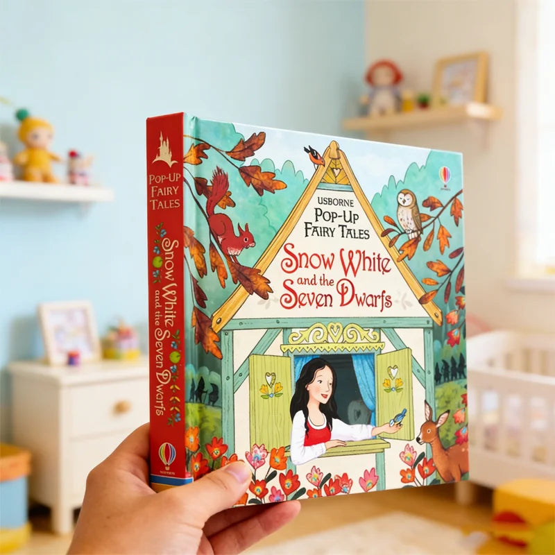 Pop-Up 3D Lift-the-Flap Book, English Picture Book for Toddlers, Early Educational Storybook,Bedtime reading materials