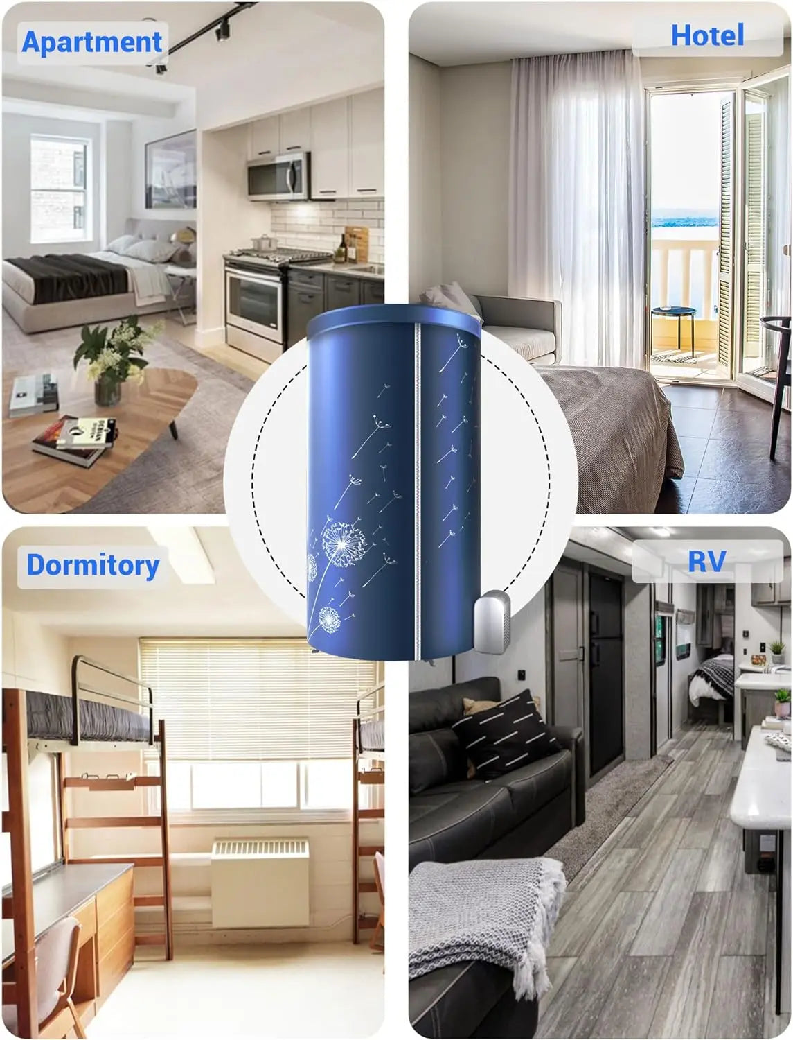 Portable Electric Clothes Dryer,1000W Heated Clothes Airer,Travel Heated Clothes Dryer with Timer,Electric Clothes Dryer