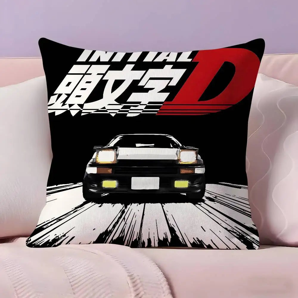 Classic retro car AE86 Pillow Case Pillowcase Ultra Soft Skin Friendly Fabric Cloud Like Comfort & Concealed Zipper