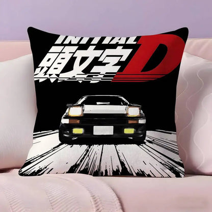 Classic retro car AE86 Pillow Case Pillowcase Ultra Soft Skin Friendly Fabric Cloud Like Comfort & Concealed Zipper