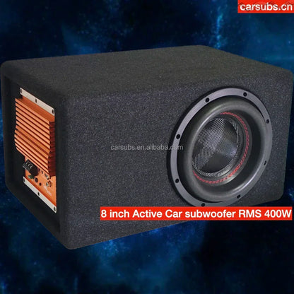 2026/Truck VAN SUV Car Active Amplified Subs Built in Box Enclosurer 8 inch Peak 1000W 8" Car Tubed Active Subwoofer