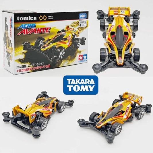 Tomica Unlimited Tamiya 55th Anniversary Limited Edition Aero Avante Mini 4WD Diecast Alloy Model Car Collectible