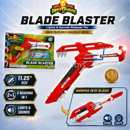 Original Mighty Morphin Power Rangers Re-Ignition Saba Saber Mask Coin Blade Blaster Dragon Knife Sound Effects Kid Roleplay Toy