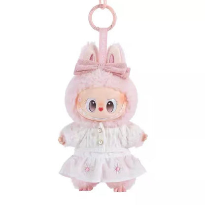 POPMART Original The Monster Labubu 38cm Mokoko Angel Crying Again Blind Box Doll Toys Original Labubu V1 V2 Toys Birthday Gifts