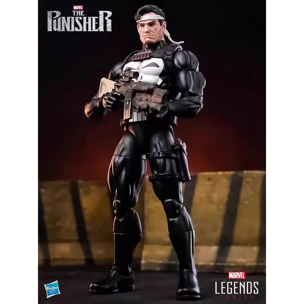 Original Hasbro Marvel Legends Punisher Executioner Anime Figure Model Gift Toy Collection