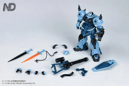 1/144 Ms-07b-3 Gouf Custom In Stock Nd Vol.2 Blue Mecha Assembly Model Kit | Reverse Workshop Collectable Toy Action Figure Gift