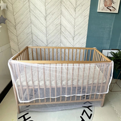 Mosquito Net Baby Bed Anti-Mosquito Large Mosquito Net Cover For Baby Crib Insect Net Encrypted Mesh Living Room With Zipper.
