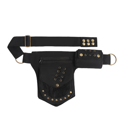 Fashion Cotton Belt Waist Packs Multi-functional Adjustable Strap Phone Pouch Travel Vintage Crossbody Bag Outdoor
