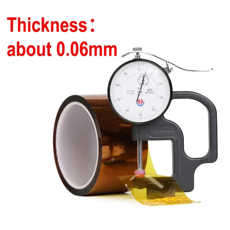 3-100mm High Temperature Heat BGA Tape Gold Thermal Insulation Electronics Board Protection Polyimide Adhesive Insulating Tapes
