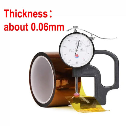 3-100mm High Temperature Heat BGA Tape Gold Thermal Insulation Electronics Board Protection Polyimide Adhesive Insulating Tapes