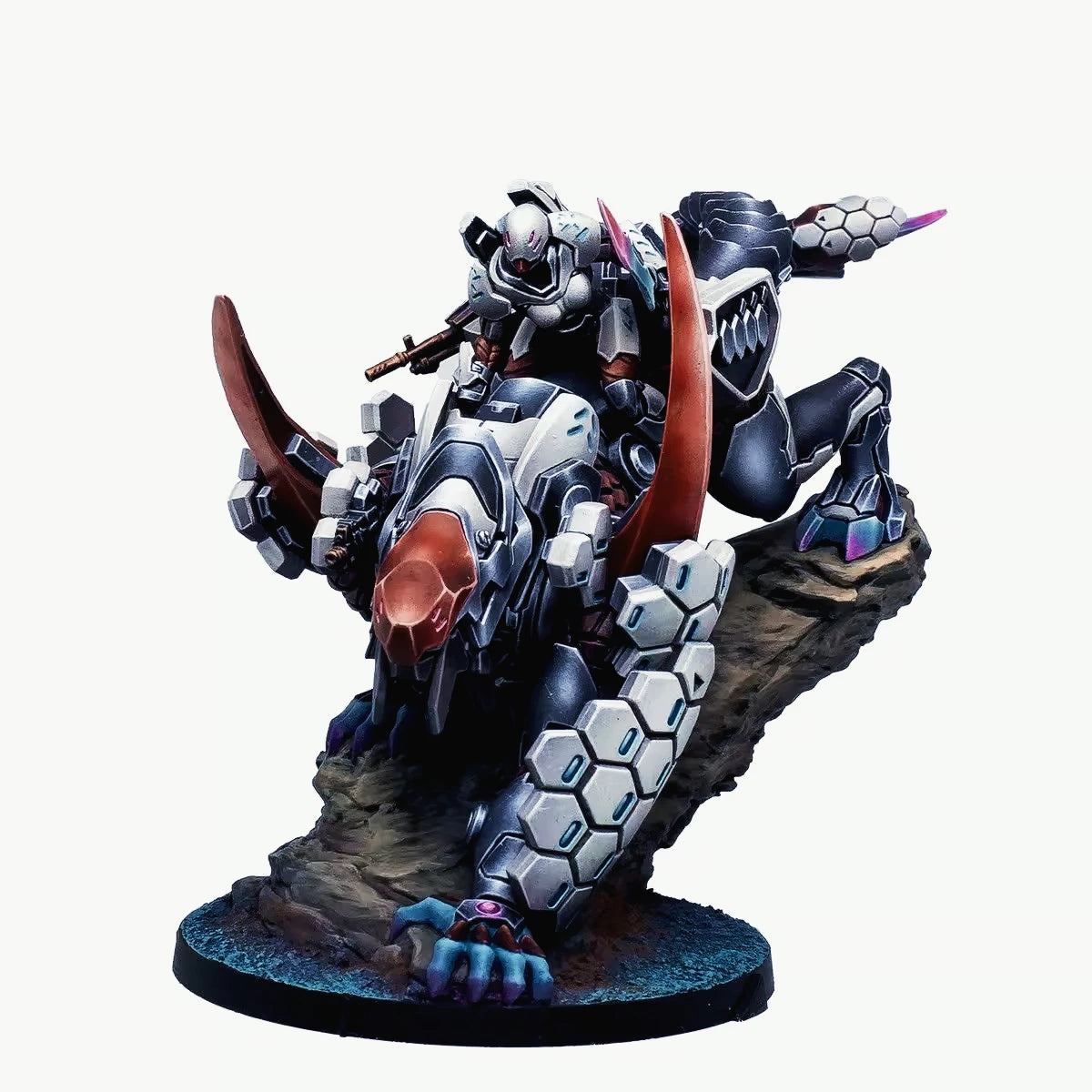 Resin Model Assembly Kit, GK, Armored Hunter, Unpainted (including Base)